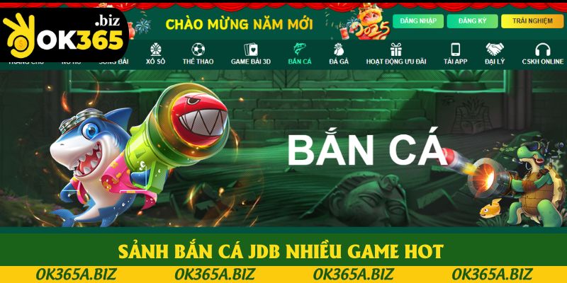 Những game chơi hấp dẫn tại sảnh JDB