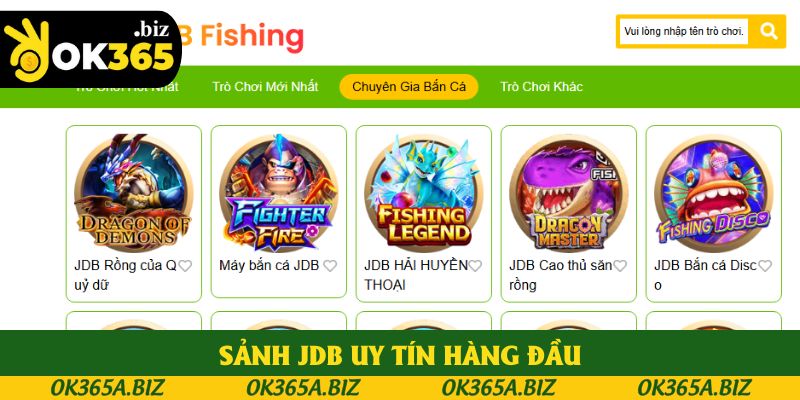 Sảnh JDB uy tín hàng đầu hiện nay
